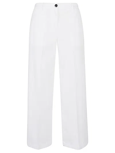 I Love My Pants White Coco Cotton Trousers