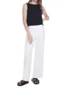 I Love Tyler Madison Amanda Side Stripe Wide Leg Pants In White
