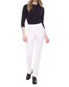 I Love Tyler Madison Axel Solid Boot-length Ponte Pant In Cloud In Grey