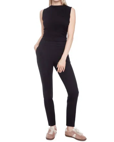 I Love Tyler Madison Chloe Compression Straight-leg Full-length Pant In Black
