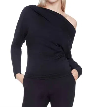 I Love Tyler Madison Demi Butter Top In Black