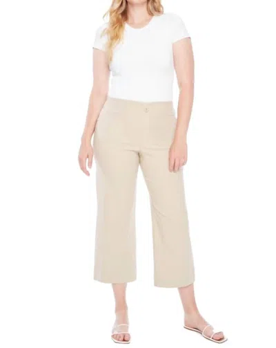 I Love Tyler Madison Front Pocket Wide Leg Pants In Stone In Neutral