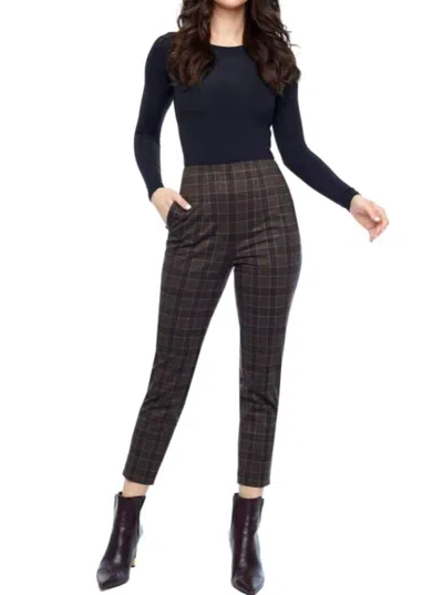 I Love Tyler Madison Gigi Carlow Plaid Trouser In Black