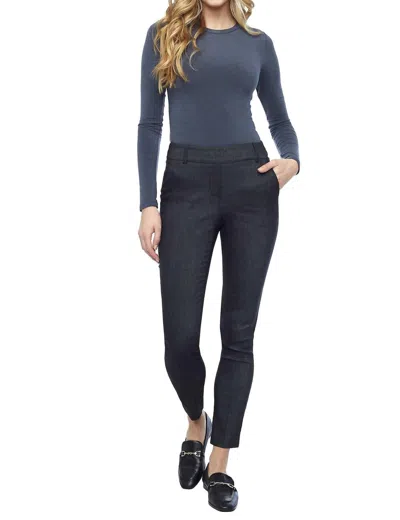 I LOVE TYLER MADISON GWYNETH CHECK ANKLE PANT IN BLACK/GREY CHECK