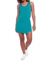 I Love Tyler Madison Scarlett Solid Asymmetric Skort In Mallard In Multi