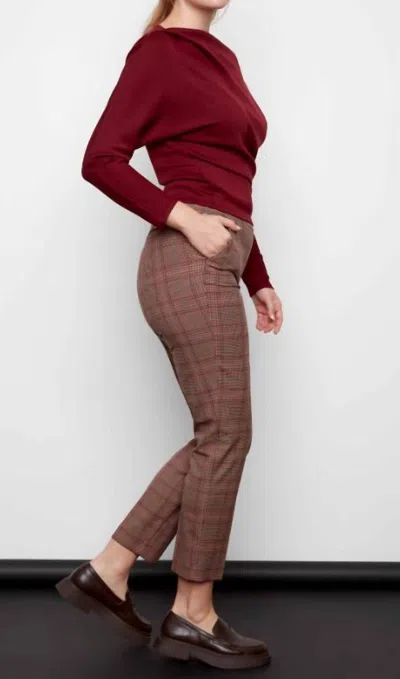 I Love Tyler Madison Spencer Plaid Pant In Multi