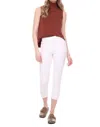 I LOVE TYLER MADISON TABITHA PONTE CUFFED CROP PANT IN CLOUD
