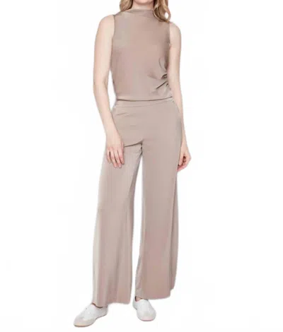 I Love Tyler Madison Wide Leg Pant In Almond In Neutral