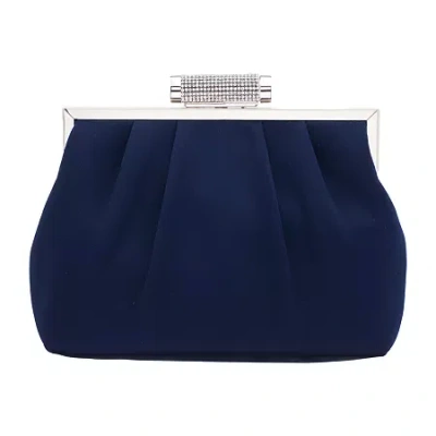 I. Miller Dorian Pleated Clutch In Blue
