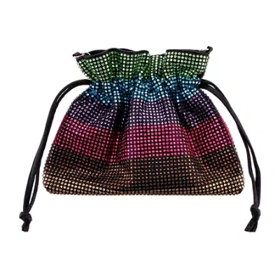 I. Miller Gable Crystal Evening Bag In Black