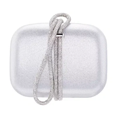 I. Miller Lauren Evening Bag In Silver