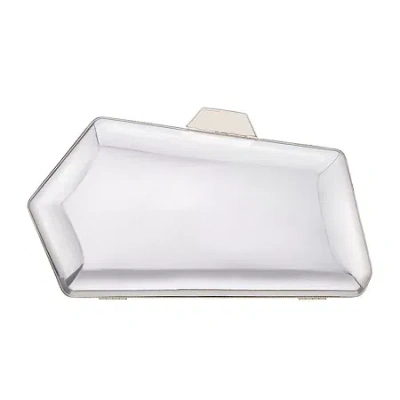 I. Miller Mia Evening Bag In Silver