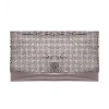I. Miller Rylen Crystal Clutch In Silver