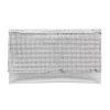 I. Miller Rylen Crystal Clutch In Silver