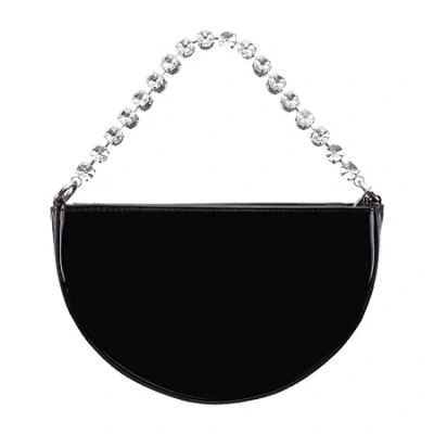 I. Miller Zoya Half Moon Evening Bag In Black