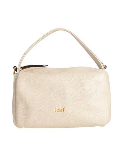 I Oe F Woman Handbag Beige Size - Leather