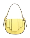 I Oe F Woman Handbag Yellow Size - Soft Leather In Yellow