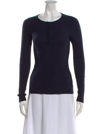 Pre-owned I Pezzi Dipinti Cashmere Scoop Neck Sweater In Black