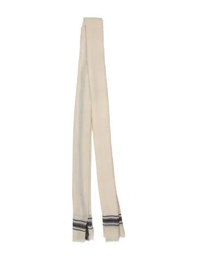 Pre-owned I Pezzi Dipinti Striped Scarf In Neutral