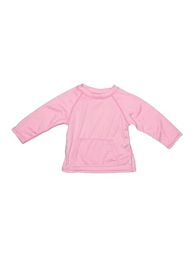Pre-owned I Play Babies' 3/4 Sleeve T-shirt In Pink