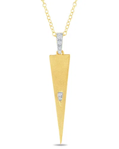 I. Reiss 14k 0.04 Ct. Tw. Diamond Necklace In Gold