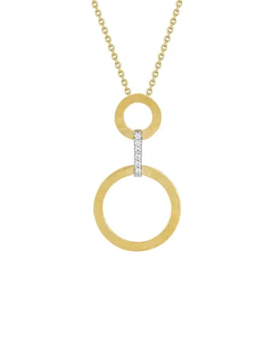 I. Reiss 14k 0.04 Ct. Tw. Diamond Necklaces In Gold