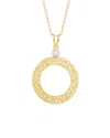I. Reiss 14k 0.04 Ct. Tw. Diamond Pendant Necklace