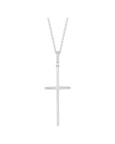 I. Reiss 14k Diamond Cross Necklace