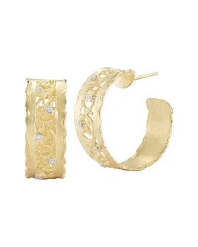 I. Reiss 14k Diamond Hoops In Gold