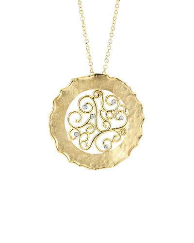 I. Reiss 14k Diamond Pendant