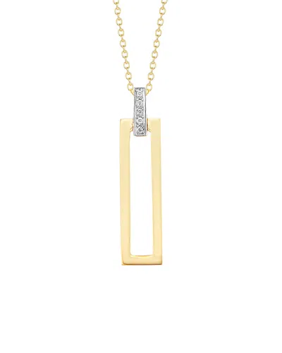 I. Reiss 14k Diamond Pendant Necklace