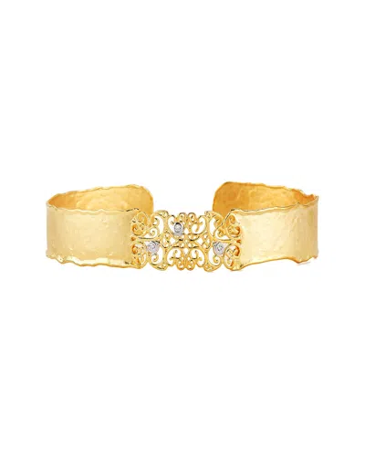 I. Reiss 14k 0.06 Ct. Tw. Diamond Cuff Bracelet