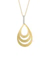 I. Reiss 14k 0.06 Ct. Tw. Diamond Pendant Necklace