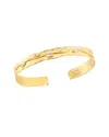 I. Reiss 14k 0.07 Ct. Tw. Diamond Cuff In Gold