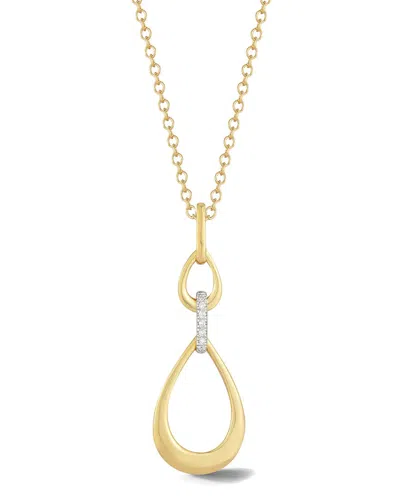 I. Reiss 14k 0.07 Ct. Tw. Diamond Necklace In Gold