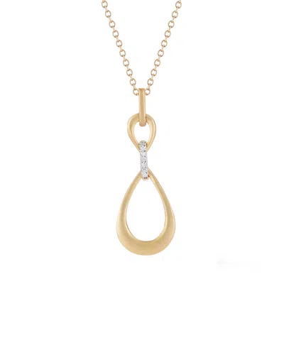 I. Reiss 14k 0.07 Ct. Tw. Diamond Pendant Necklace In Gold