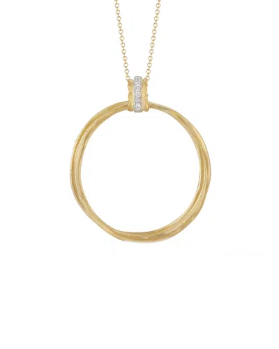 I. Reiss 14k 0.08 Ct. Tw. Diamond Pendant Necklace