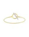 I. Reiss 14k 0.08 Ct. Tw. Diamond Wire Bracelet In Gold