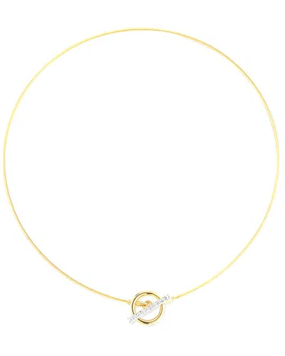 I. Reiss 14k 0.08 Ct. Tw. Diamond Wire Necklace In Gold