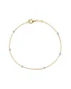 I. Reiss 14k 0.09 Ct. Tw. Diamond By-the-yard Bracelets