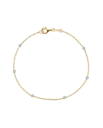 I. Reiss 14k 0.09 Ct. Tw. Diamond By-the-yard Bracelets In Gold