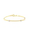I. Reiss 14k 0.10 Ct. Tw. Diamond Mesh Bracelet