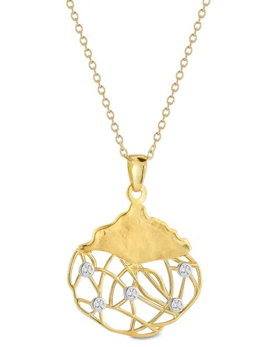 I. Reiss 14k 0.10 Ct. Tw. Diamond Necklace In Gold