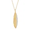 I. Reiss 14k 0.10 Ct. Tw. Diamond Pendant Necklace