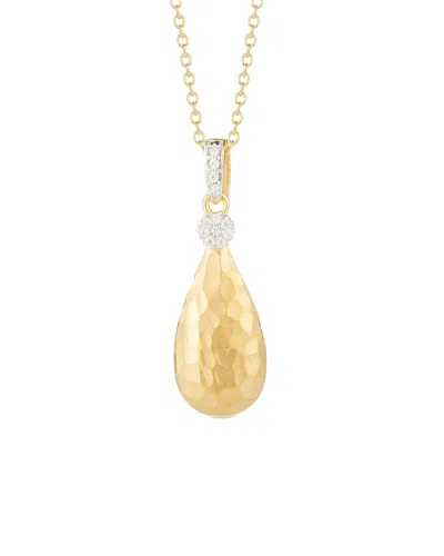 I. Reiss 14k 0.10 Ct. Tw. Diamond Pendant Necklace