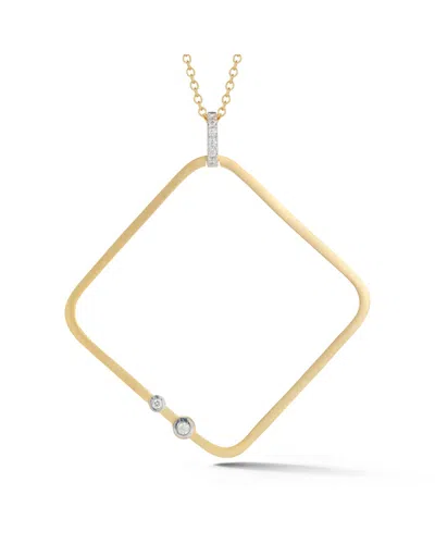 I. Reiss 14k 0.10 Ct. Tw. Diamond Pendant Necklace