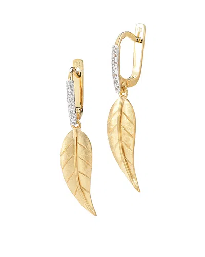 I. Reiss 14k 0.11 Ct. Tw. Diamond Earrings In Gold