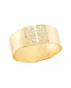 I. Reiss 14k 0.12 Ct. Tw. Diamond Cuff Bracelet