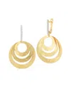 I. Reiss 14k 0.13 Ct. Tw. Diamond Dangling Earrings