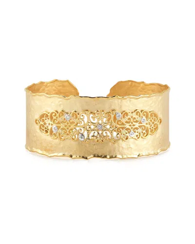I. Reiss 14k 0.14 Ct. Tw. Diamond Cuff Bracelet